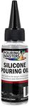 U.S. Art Supply Silicone Pouring Oil - 2-Ounce - 100% Silicone for Dramatic Cell Creation in Acrylic Paint