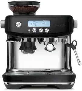 Sage - The Barista Pro, Bean to Cup Coffee Machine with Grinder and Milk Frother, Black Truffle