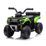 VOLTZ TOYS Explorer Quad UTV Ride-On Car Toy for Kids with 6V Battery, LED Lights, Music Player, Suspension, Battery Powered Electric Vehicle Kids Ages 19+ Mths (Green)