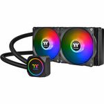 Thermaltake TH240 ARGB Motherboard Sync Edition Intel LGA1700 Ready/AM5/ AMD All-in-One Liquid Cooling System 240mm High Efficiency Radiator CPU Cooler CL-W286-PL12SW-C, Black