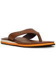 Bata boys OLAF JUNIOR Light Brown Flip Flop - 5 UK(4713456)