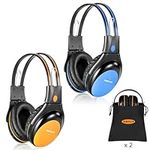 2 Pack of Car Headphones with 3 Lev