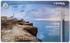 Lyra Graduate Aquarell Colored Pencil Set, Assorted Colors, Set of 36 (2881360)