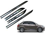 EKAIVA Half Chrome Door Side Beading for dzire All Models (Universal fit) 4 pcs Set