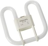 Philips PL-Q 16W GR10Q 4 Pin Compact Fluorescent Light Bulb - 16W/830/4P Warm White Light Bulb (10,000 Hours), 1 Count (Pack Of 1)