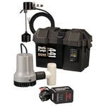 Liberty Pumps 441 Battery Back-Up Emergency Sump Pump System, Black, one-size