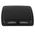 Hood Scoop Vent Bonnet Cover, Decorative Air Flow Intake Covers Universal Auto Hoods Vents Bonnet Cover with Self Adhesive Design (Bright Black)