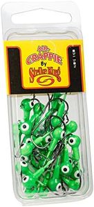 Strike King Mr. Crappie Jig Heads - 25 Pack,Limetreuse, 0.12