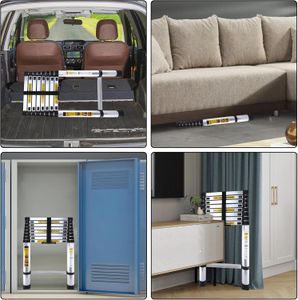 Aluminium Telescopic Ladder 5M – Lightweight, Extendable