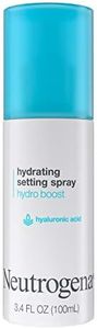 Neutrogena Hydro Boost Hydrating Makeup Setting Spray with Hyaluronic Acid, Longwear Makeup Setting Facial Mist for Smooth, Glowing, Dewy Skin, Non-Comedogenic & Hypoallergenic, 3.4 fl. oz