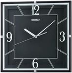 SEIKO Lanvin Non Ticking Wall Clock, Black, 11 Inch