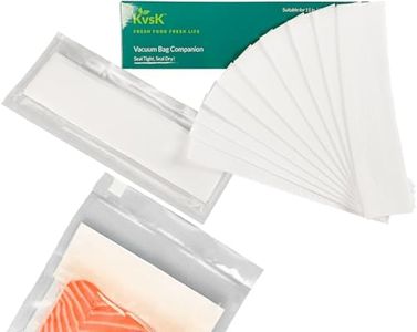 KVSK Vacuum Sealer Bag Companion - Liquid Block, Meat Juice Block (20 Count), Compatible for both 11" Rolls and Precut Bags - Perfect for Fresh Food Storage Airtight
