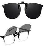 IGNAEF Clip on Sunglasses Over Prescription Glasses for Men Women Polarized Flip Up for Eyeglasses Anti Glare CIF3167