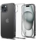 Ringke Fusion Matte Compatible with iPhone 15 Plus Case, [Anti-Fingerprint] Military-Grade Protection Shockproof TPU Bumper Protective Phone Cover for iPhone 6.7-Inch (2023) - Matte Clear