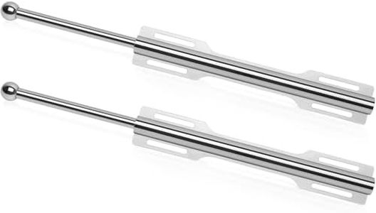 FIRJOY 12" Valet Rod for Closet Pull Out (2 Pack, Chrome)
