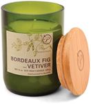 Paddywax Eco Collection Scented Soy Wax Jar Candle, 8-Ounce, Bordeaux Fig & Vetiver