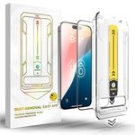 9H Premium Tempered Glass Screen Protector [2 PACK] for iPhone 14 Pro Max - Easy Installation, Bubble Free, HD Clear, Anti-Scratch, Oleophobic Coating, Auto Dust Removal