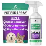 Afterglobe 3-in-1 Pet Urine Enzyme Cleaner for Carpets, Furniture and Flooring, Removes Pee Stains & Odour, Stops Repeat Marking in the House, Pee Smell Neutraliser For Dogs and Cats