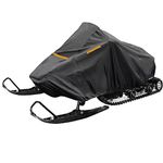 New Generation Snowmobile Cover! XYZCTEM Waterproof Trailerable Snowmobile Cover Sled Ski Cover (L Fits Length 130"x 51"x 48")