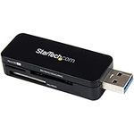 StarTech.com USB 3.0 Multimedia Memory Card Reader - Portable SDHC MicroSD Card Reader - External USB Flash Card Reader (FCREADMICRO3)