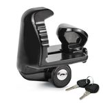 stochastic box Trailer Lock with Keys Fit 1-7/8",2",and 2-5/16" Couplers,Universal Accessories for Boat,Vehicles,Trailers and Rv,Heavy-Duty Steel