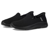 Skechers Women's Go Walk Arch Fit 2.0 Delara Hands Free Slip-ins Sneaker, Black, 9 Wide