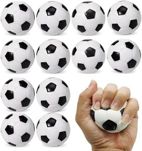 Urspasol 12-Pack Mini Soccer Stress Balls 2.5 Inch Soft Foam Squishy Soccer Small Squeeze Sport Balls for Party Decorations, Favors & Anxiety Relief , Hand Exercise, Team Building Gifts School Rewards