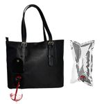 Wine Tote Bag for Women - Insulated Wine Bladder with Hidden Spout | Black Wine Purse with Shoulder Strap | Perfect for Picnics, Travelling, BYOB Restaurant and Parties