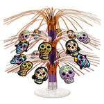 Beistle 00144 Day of the Dead Mini Cascade Centerpiece, 7.5"