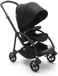 Bugaboo Bee 6, Our Greatest City Pushchair, Small Size and Compact Design, Lightweight, One-Hand Fold, Black Chassis & Black Sun Canopy