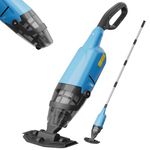 Pool Hoover Vacuum, Pool Cleaner for Above Ground and Inground Pools Cordless Rechargeable Handheld Swimming Pool Vac with 90Min Runtime, 4088 L/h Suction for Sand, Leaves & Debris in Hot Tubs and Spa