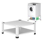 GangMei Laundry Pedestal for Washer and Dryer, Universal Fit, 28" Wide,14" Height, Four Corner Bearing Capacity 700lb Max, Metal Washing Machine Base Stand for Dryer Base Platform Heavy Duty (1 Pack)