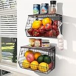 Mefirt Fruit Bowl, Stackable Wall M