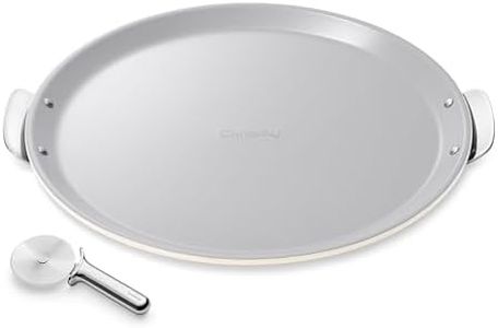 Caraway 15" Ceramic Pizza Pan and Stainless Steel Pizza Cutter