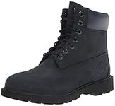 Timberland Mens Classic Industrial Boot, Navy Nubuck, 11.5 US