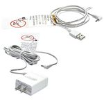 Infant Optics Official Power Cord Adapter for DXR8 PRO Monitor Unit NOT for Camera Unit NOT for DXR8, White