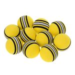 BNF® 10 Pieces EVA Foam Sponge Golf Balls for Swing Practice Training Yellow | Sporting Goods | Golf | Golf Clubs & Equipment | Golf Balls | 10 Pieces Sponge Golf Balls