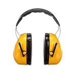 3M EP3M-H9A PELTOR Optime 98, H9A Over-the-Head Earmuffs, Yellow, Pack of 1