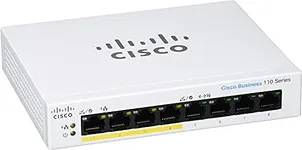 Cisco Business CBS110-8PP-D Unmanag