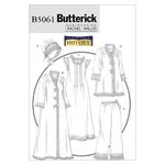 Butterick Patterns B5061 Misses' Jacket, Robe, Nightgown, Pants and Hat, Size Y (XSM-SML-MED)