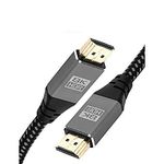 IBRA 2.1 HDMI Cable 8K Ultra High-Speed 48Gbps Lead | Supports 8K@60HZ, 4K@120HZ, 4320p, Compatible with Fire TV, 3D Support, Ethernet Function, 8K UHD, 3D-Xbox PS3 PS4 PC etc- 2M