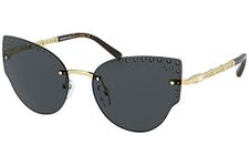 Michael Kors MK1058B St. Anton Cat Eye Metal Sunglasses 57mm Light Gold One Size