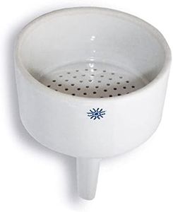 United Scientific™ JBF600 Buchner Funnel, Porcelain, Capacity 600mL, Compatible with 11cm Filter Paper, 1 Each