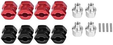 Dilwe 4Pcs RC Car Wheel Hub Adaptor