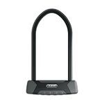 ABUS U-lock Granit XPlus 540 + USH mount - Bike lock with 13 mm shackle and XPlus cylinder - ABUS security level 15 - 230 mm shackle height