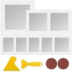 VEGCOO 12 Pcs Wall Repair Kit, 4/6/8 inch Self-adhesive Wall Repair Patch comes with Sandpaper and Putty Knives for Quick Repair Patches of Drywall, Walls, Ceilings