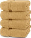 Utopia Towels Premium Bath Towels (27 x 54 inches Towels) 100% Ring-Spun Cotton Towel Set for Hotel and Spa, Maximum Softness and Highly Absorbent (Beige)