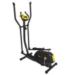 Dolphy Elliptical Cross Trainer Machine for Home Use, Portable Elliptical Trainer with 8 Magnetic Resistance, LCD Monitor and Pulse Sensor Suitable for Home Gym Office