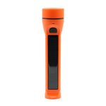 HYBRIDLIGHT Journey 1000 Solar LED Waterproof Flashlight with Micro USB Port, Orange