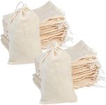 100Pcs Cotton Drawstring Bags, Reus